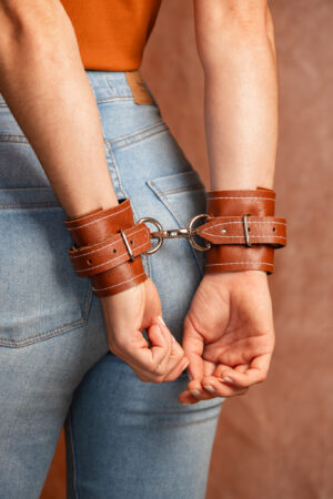 Algema de mão handcuff BDSM torra média - par
